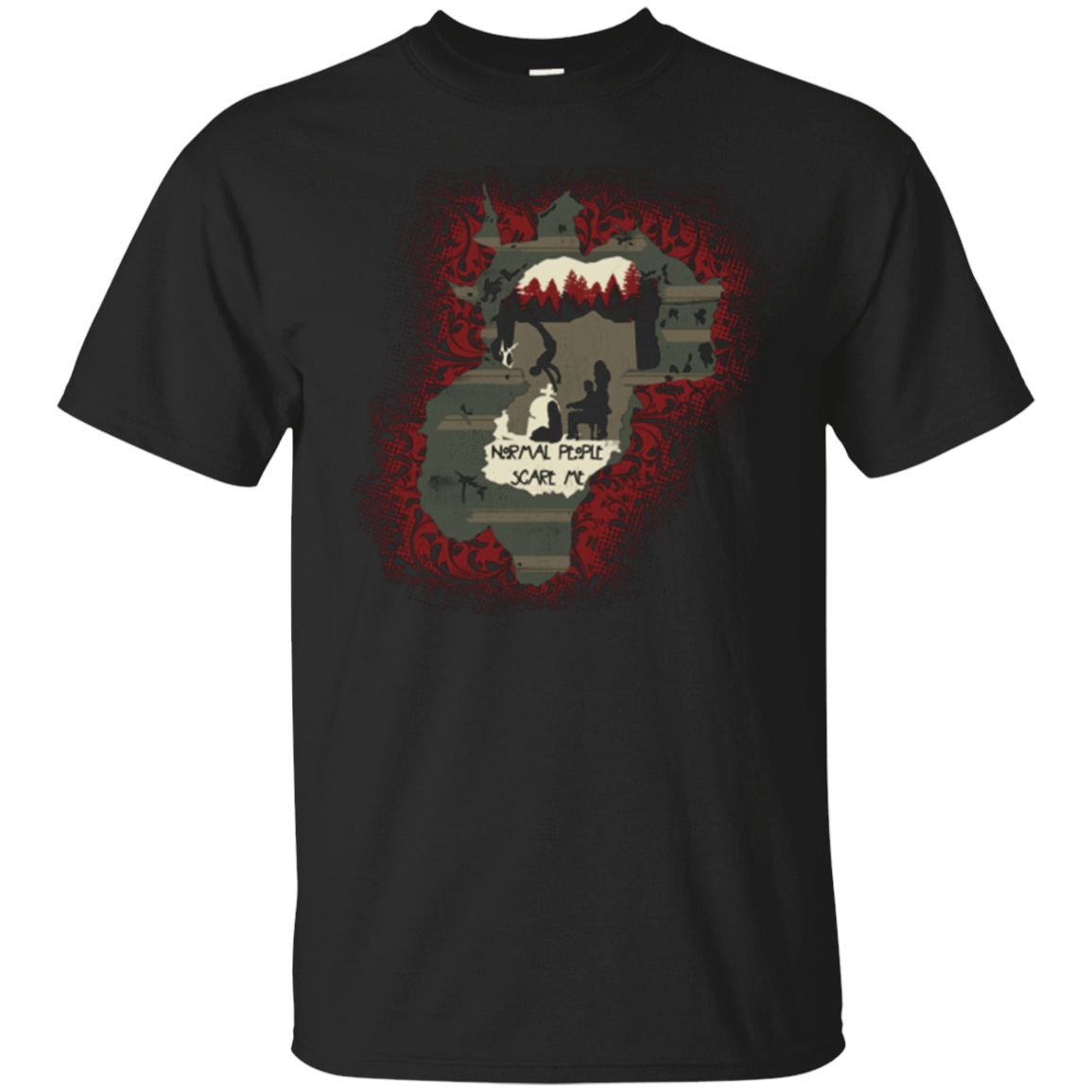 T-Shirts Black / Small Haunted House T-Shirt