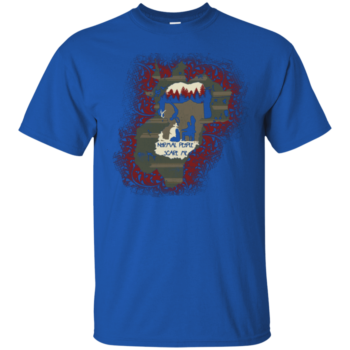 T-Shirts Royal / Small Haunted House T-Shirt