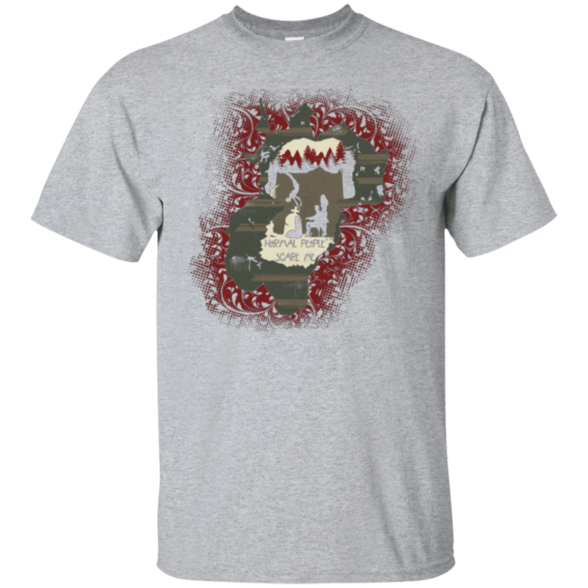 T-Shirts Sport Grey / Small Haunted House T-Shirt