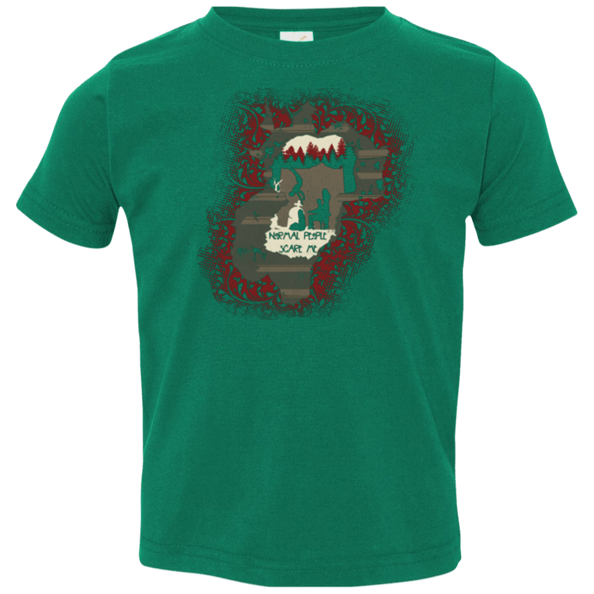 T-Shirts Kelly / 2T Haunted House Toddler Premium T-Shirt