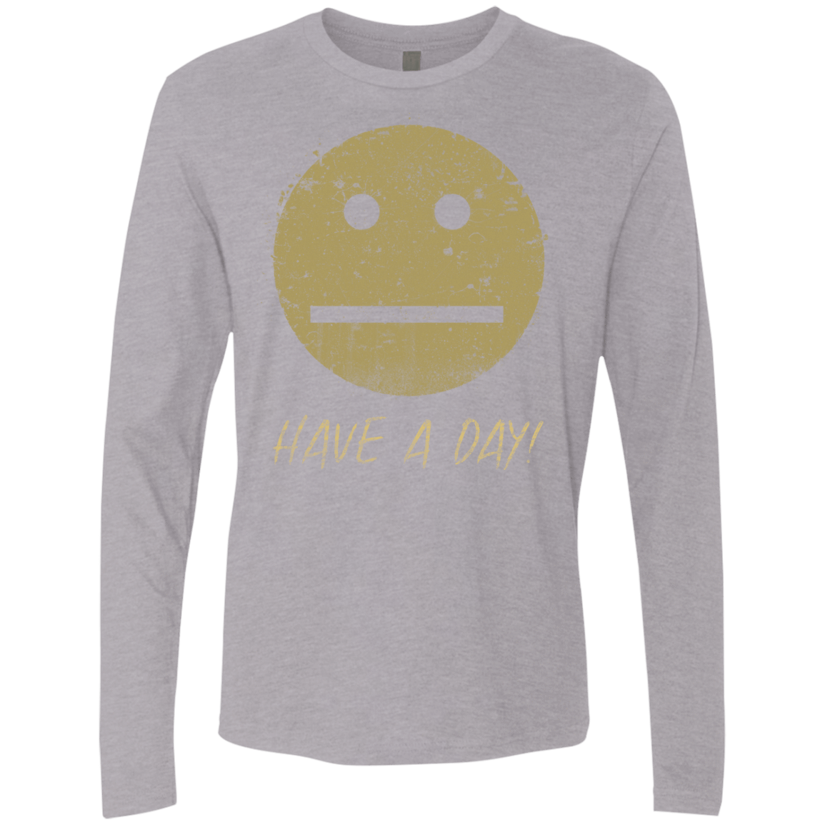 T-Shirts Heather Grey / Small Have A Day Men's Premium Long Sleeve