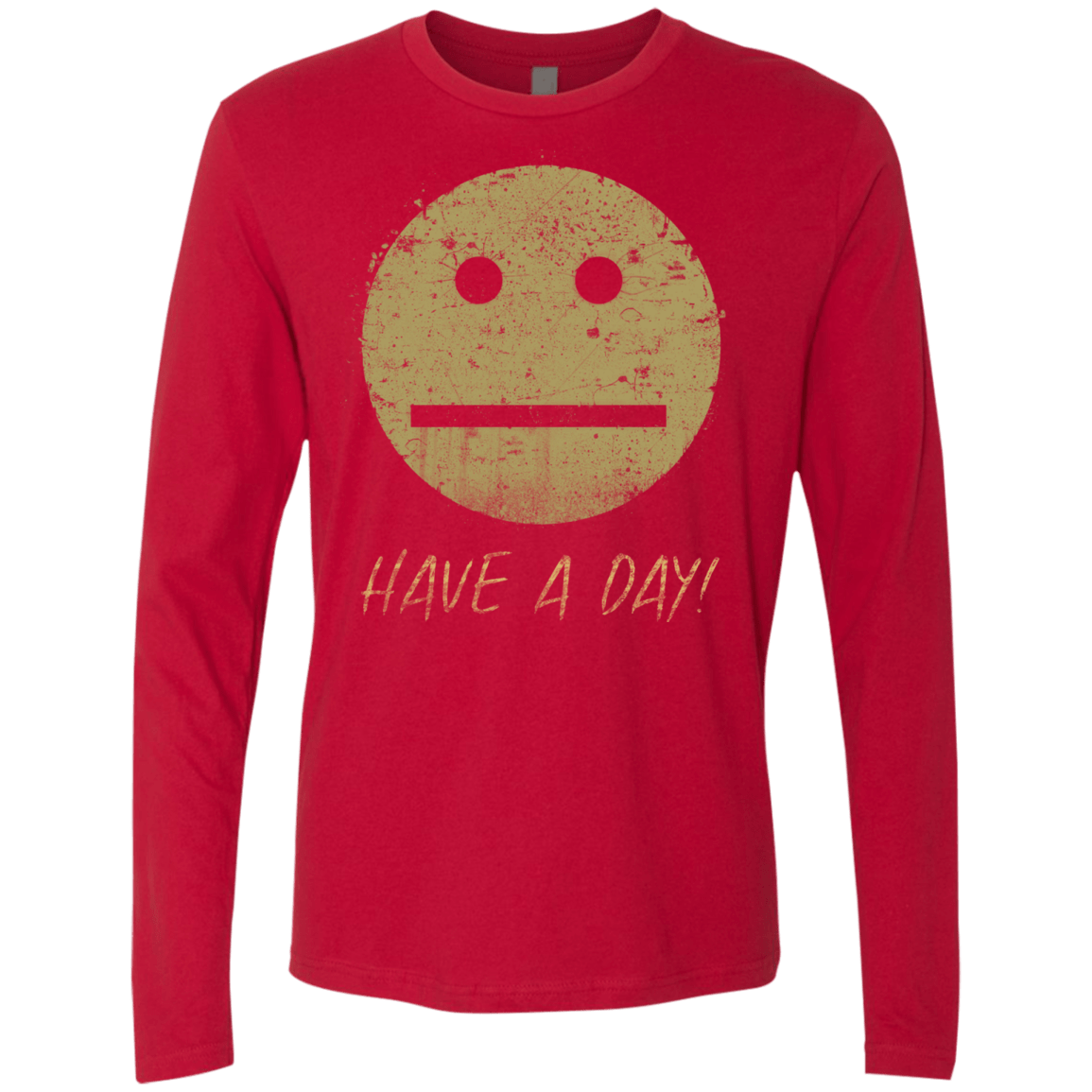 T-Shirts Red / Small Have A Day Men's Premium Long Sleeve