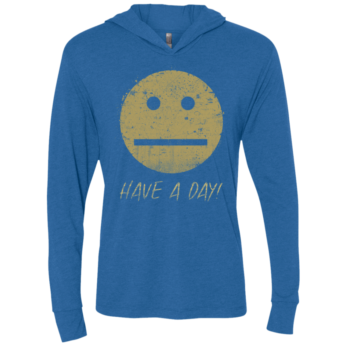 T-Shirts Vintage Royal / X-Small Have A Day Triblend Long Sleeve Hoodie Tee