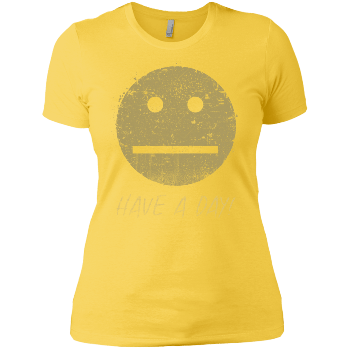T-Shirts Vibrant Yellow / X-Small Have A Day Women's Premium T-Shirt