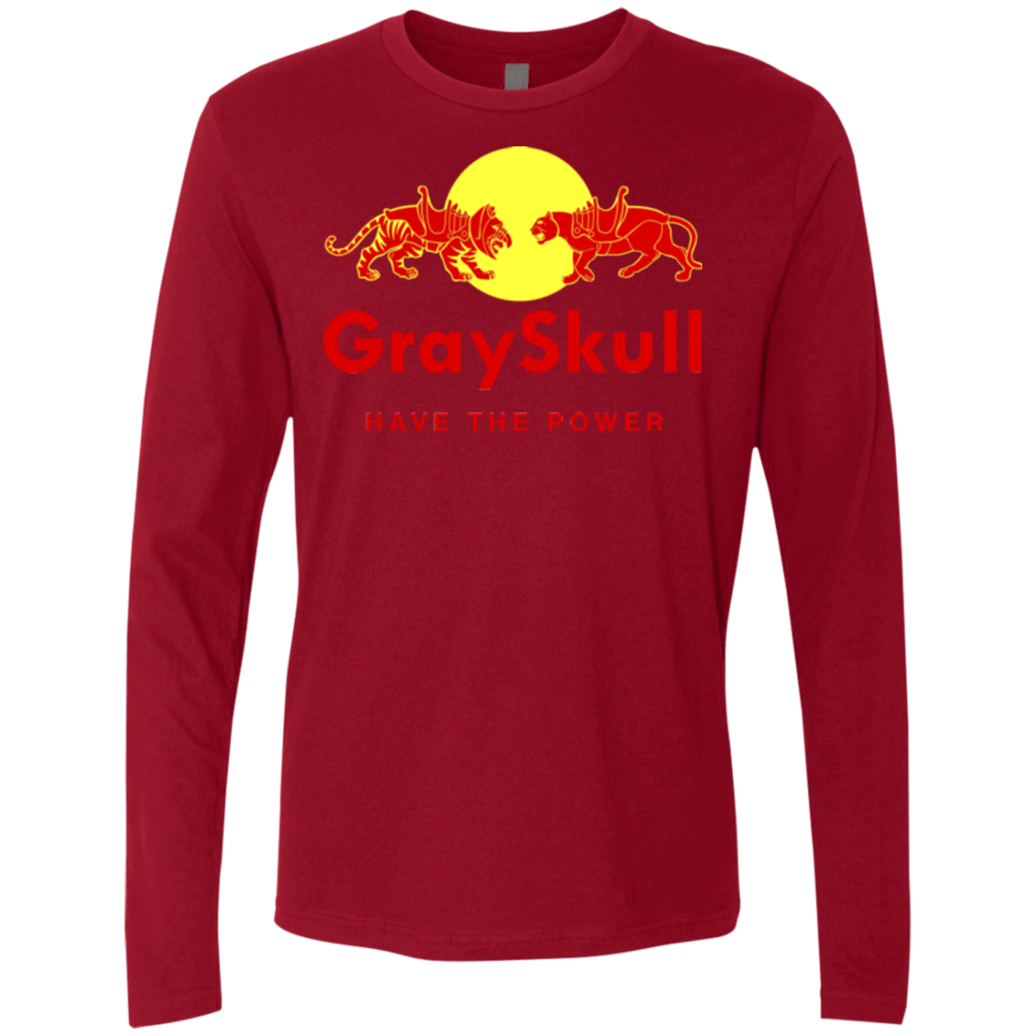 T-Shirts Cardinal / Small Have the power Men's Premium Long Sleeve