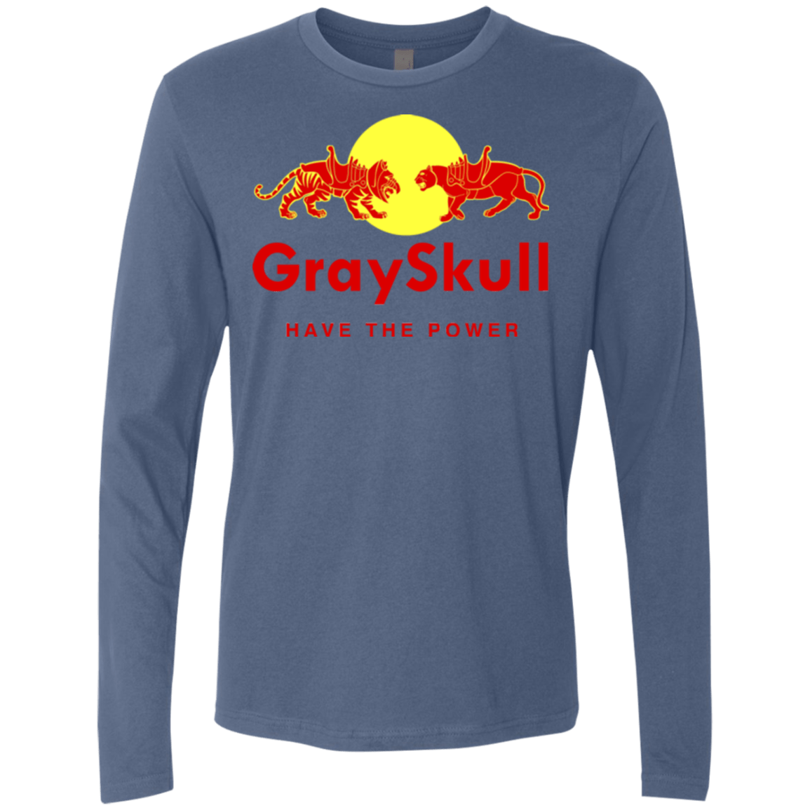 T-Shirts Indigo / Small Have the power Men's Premium Long Sleeve