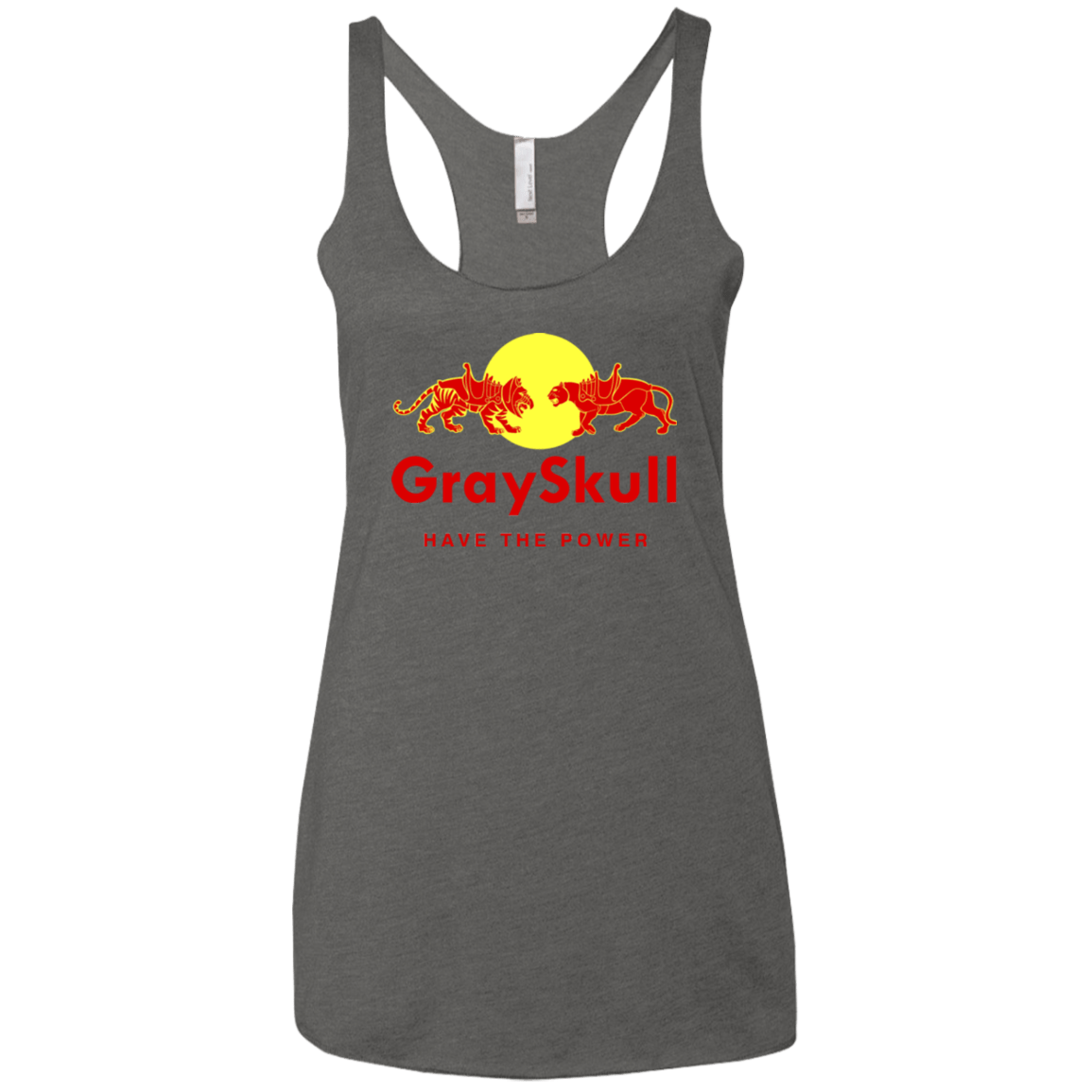 Have the power Women's Triblend Racerback Tank