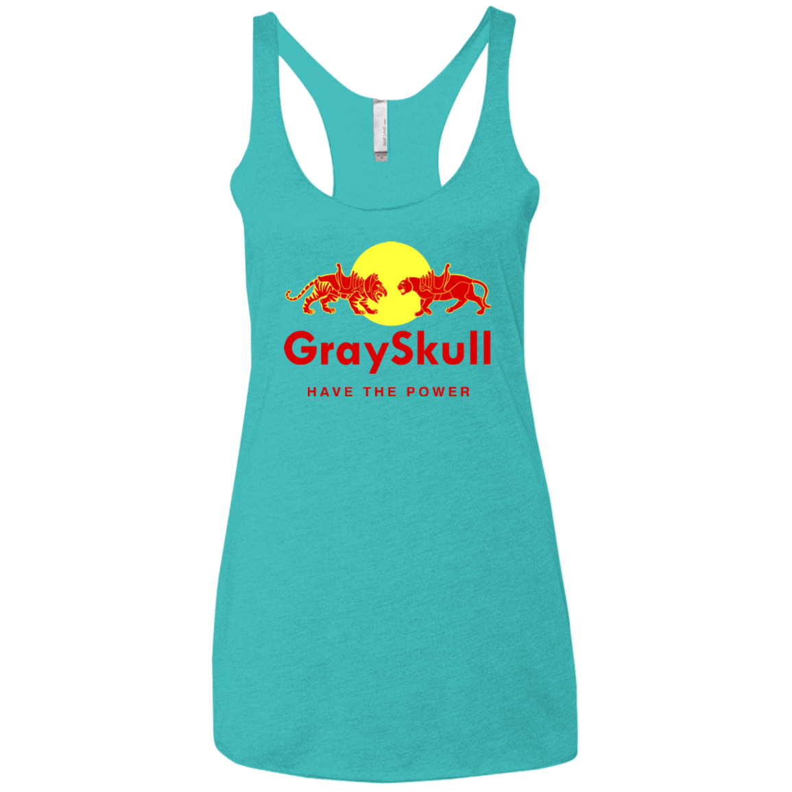 Have the power Women's Triblend Racerback Tank
