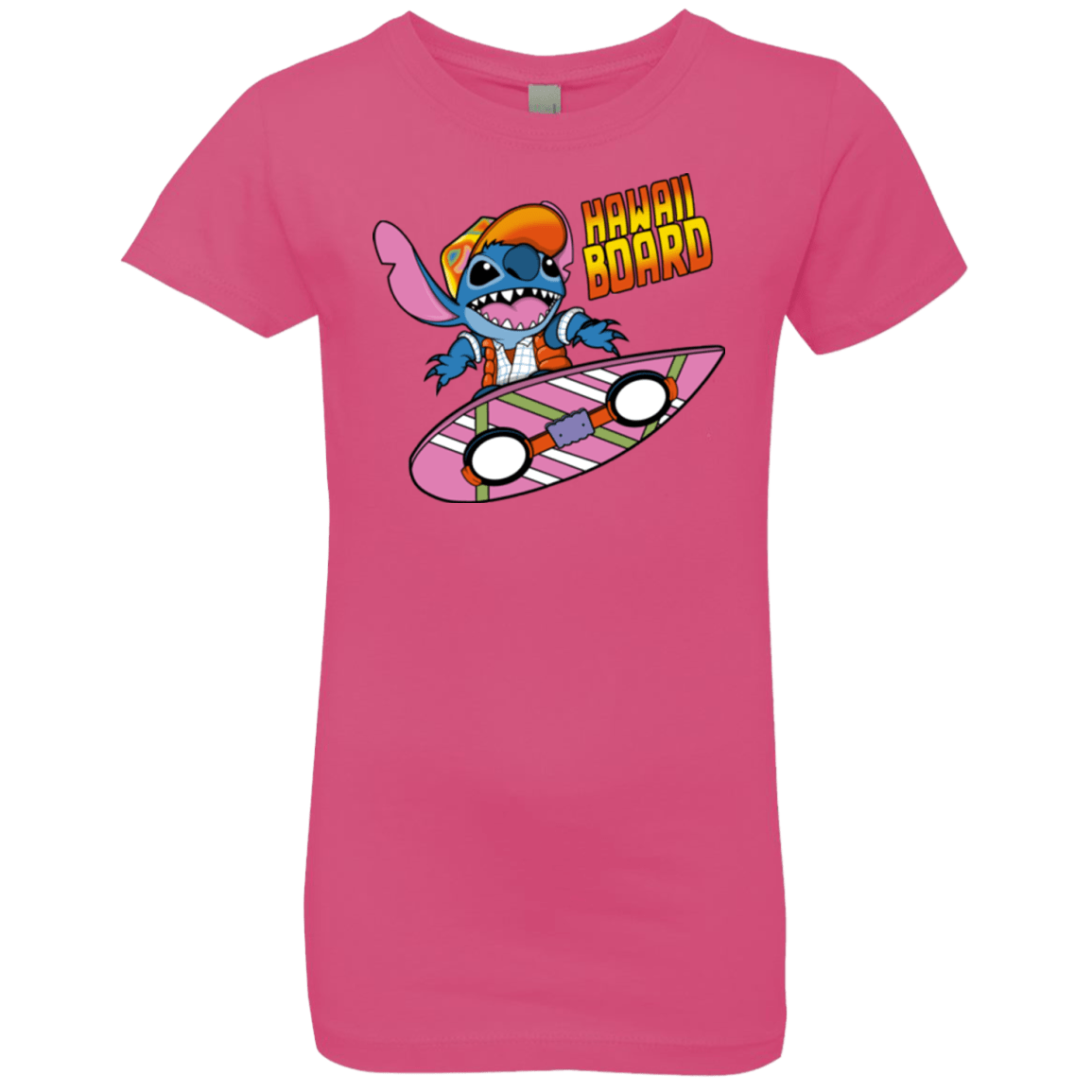 T-Shirts Hot Pink / YXS Hawaii Board Girls Premium T-Shirt