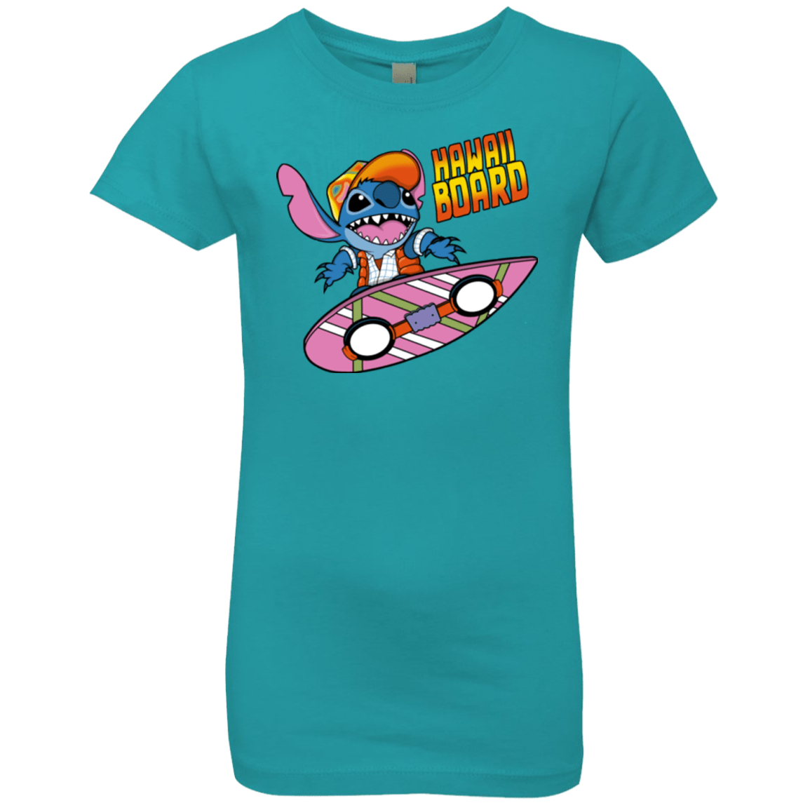 T-Shirts Tahiti Blue / YXS Hawaii Board Girls Premium T-Shirt