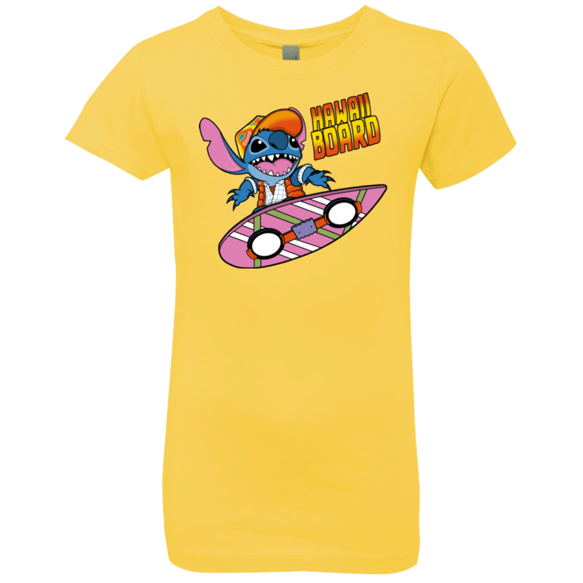 T-Shirts Vibrant Yellow / YXS Hawaii Board Girls Premium T-Shirt