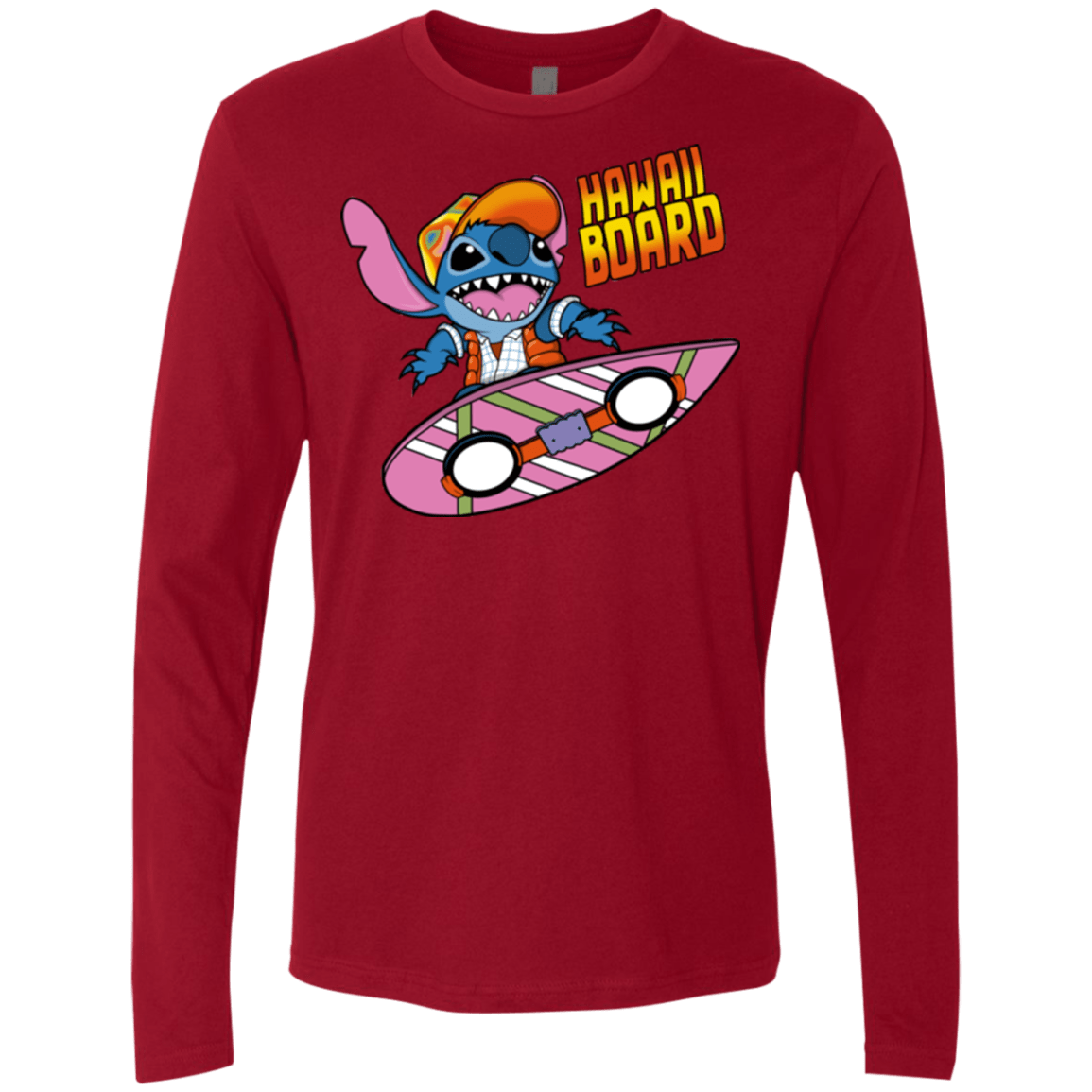 T-Shirts Cardinal / Small Hawaii Board Men's Premium Long Sleeve