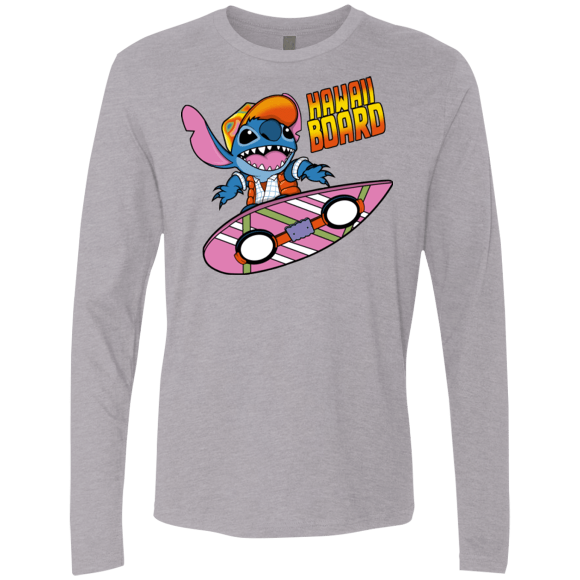 T-Shirts Heather Grey / Small Hawaii Board Men's Premium Long Sleeve