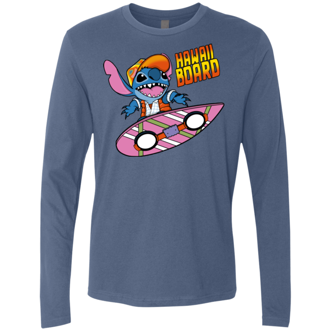 T-Shirts Indigo / Small Hawaii Board Men's Premium Long Sleeve