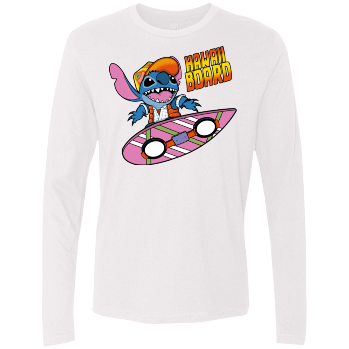 T-Shirts White / Small Hawaii Board Men's Premium Long Sleeve