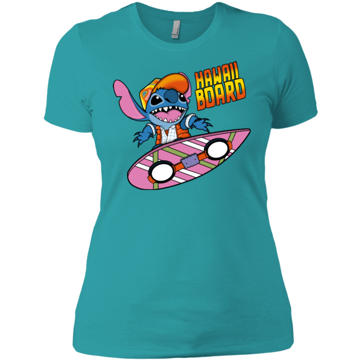 T-Shirts Tahiti Blue / X-Small Hawaii Board Women's Premium T-Shirt