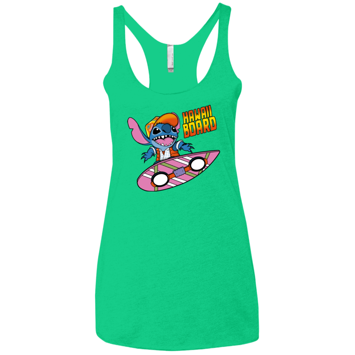 T-Shirts Envy / X-Small Hawaii Board Women's Triblend Racerback Tank