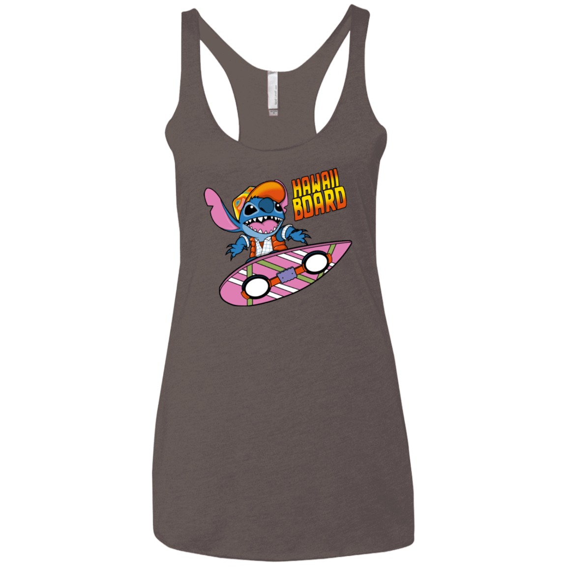 T-Shirts Macchiato / X-Small Hawaii Board Women's Triblend Racerback Tank