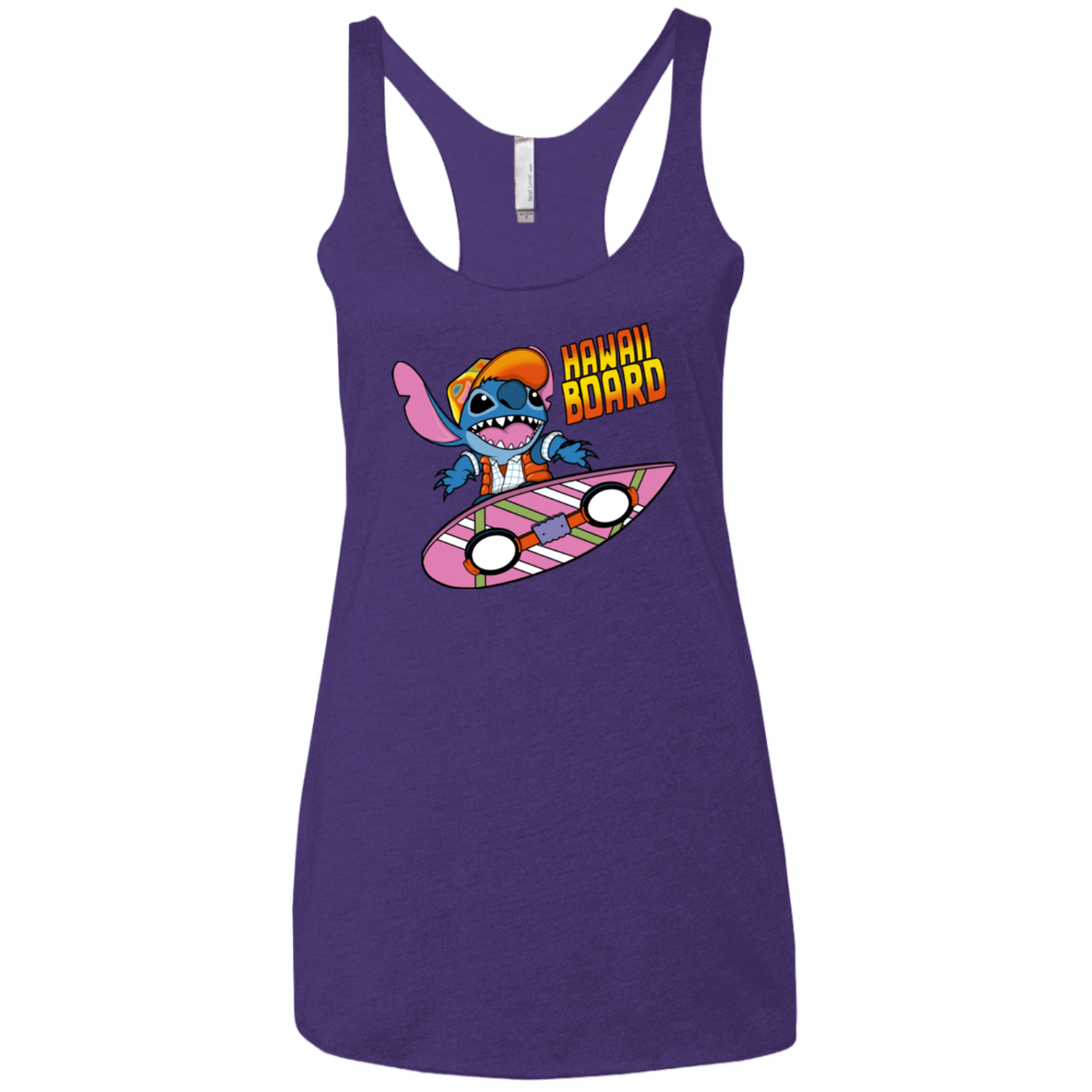 T-Shirts Purple Rush / X-Small Hawaii Board Women's Triblend Racerback Tank
