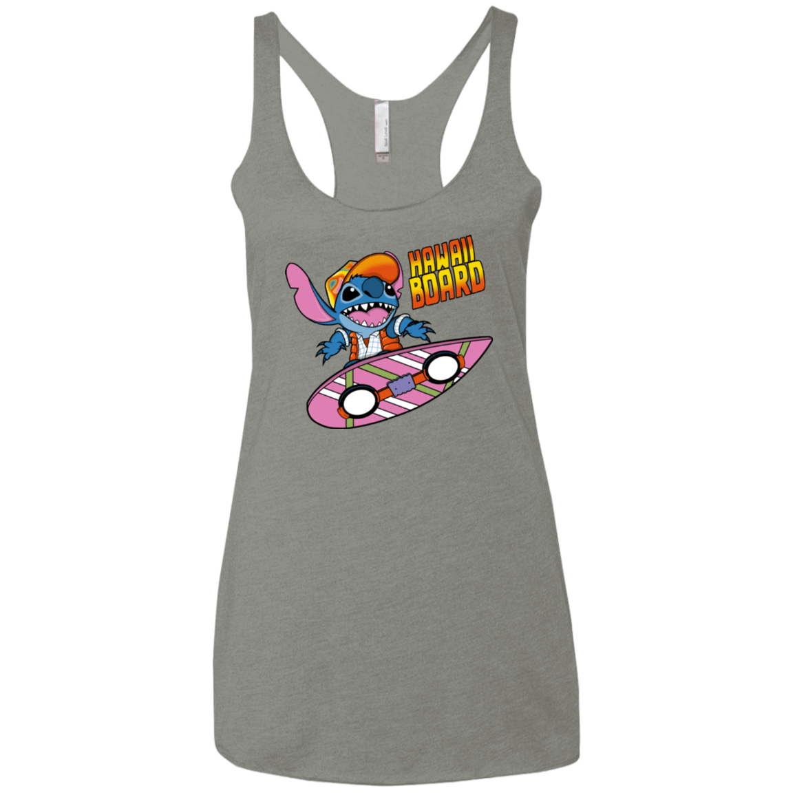 T-Shirts Venetian Grey / X-Small Hawaii Board Women's Triblend Racerback Tank