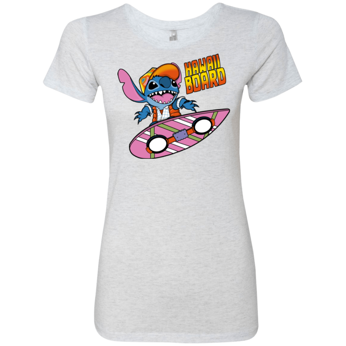 T-Shirts Heather White / Small Hawaii Board Women's Triblend T-Shirt