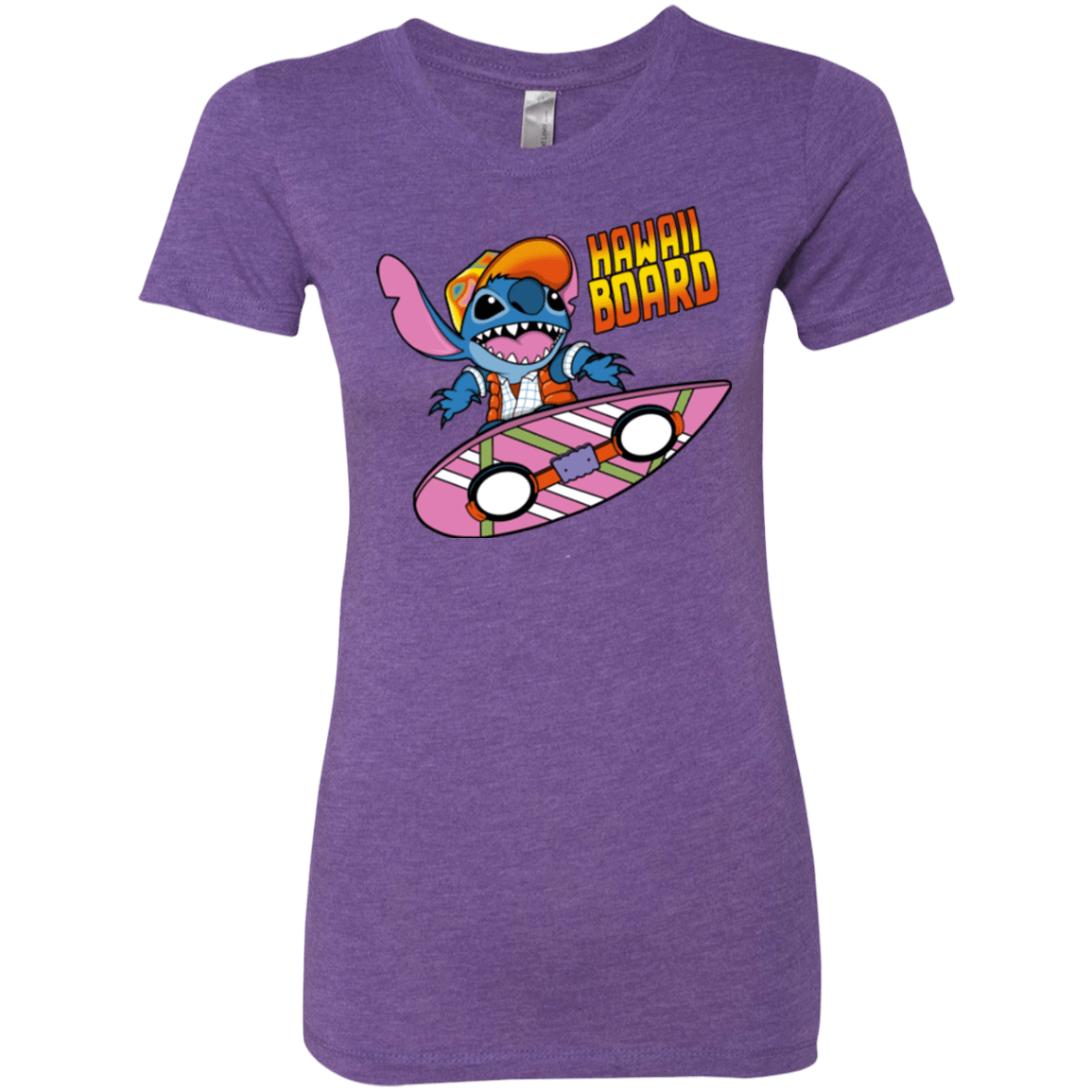 T-Shirts Purple Rush / Small Hawaii Board Women's Triblend T-Shirt