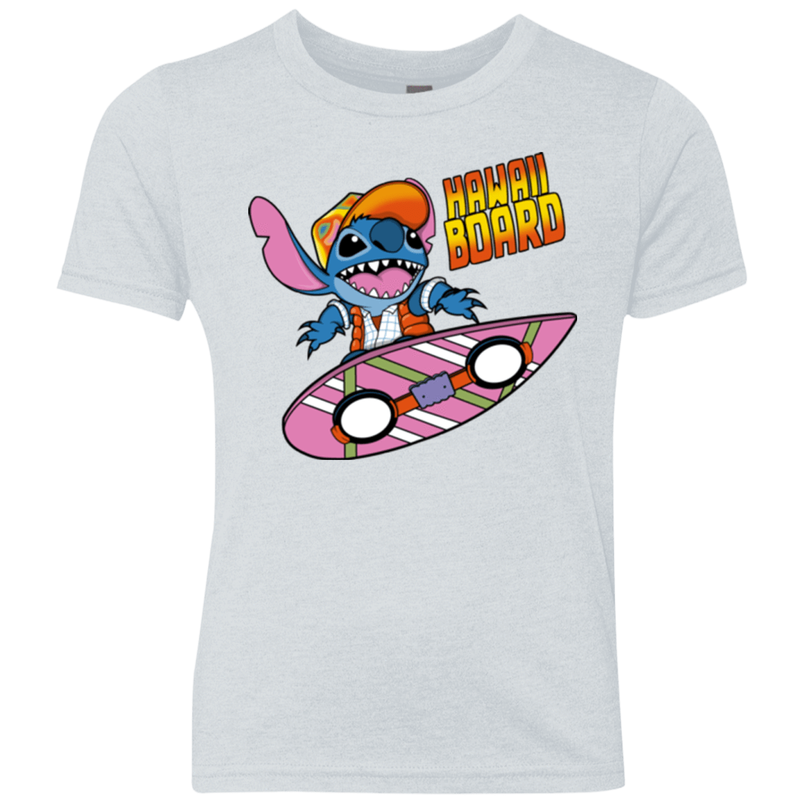 T-Shirts Heather White / YXS Hawaii Board Youth Triblend T-Shirt