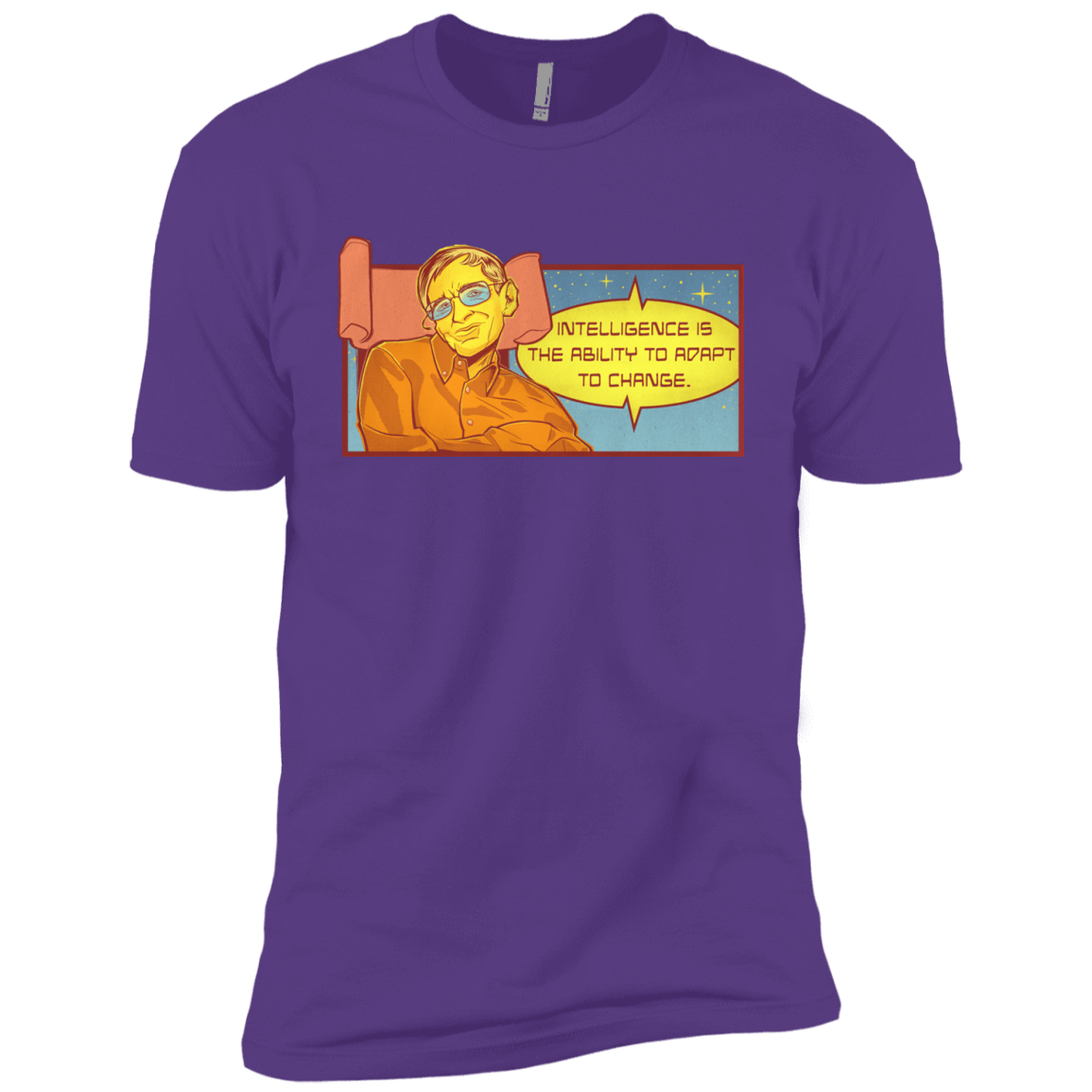 T-Shirts Purple Rush / YXS HAWKING intelligance Boys Premium T-Shirt