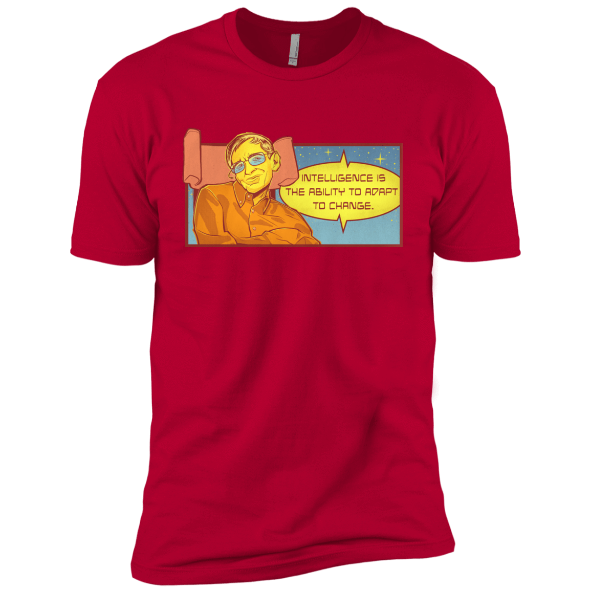 T-Shirts Red / YXS HAWKING intelligance Boys Premium T-Shirt