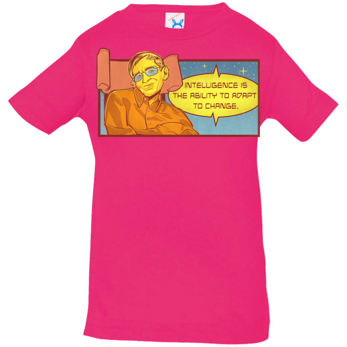 T-Shirts Hot Pink / 6 Months HAWKING intelligance Infant Premium T-Shirt