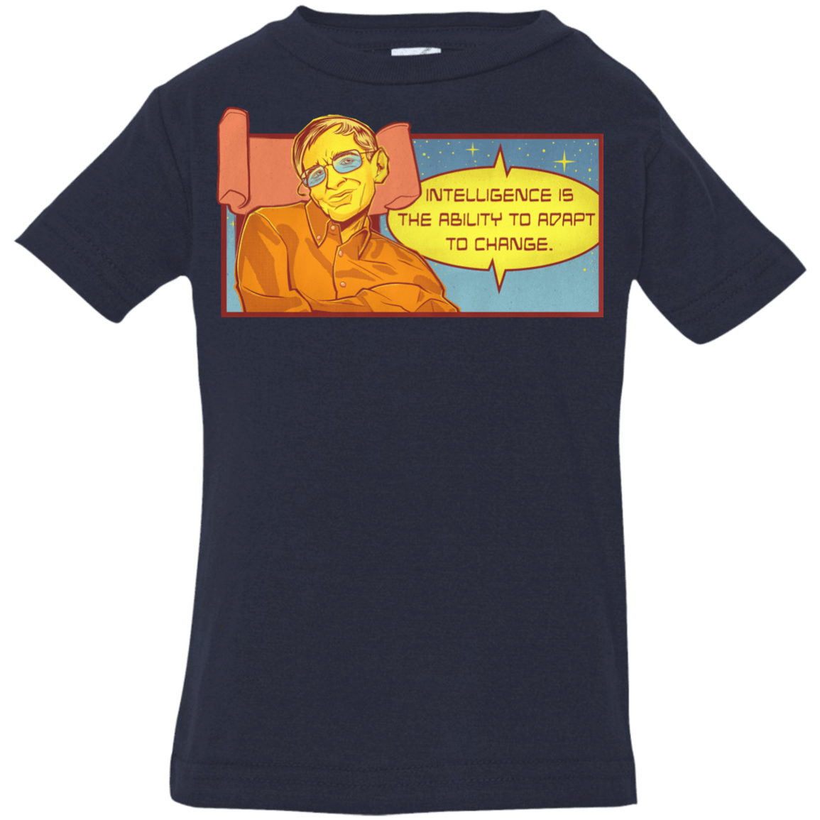 T-Shirts Navy / 6 Months HAWKING intelligance Infant Premium T-Shirt