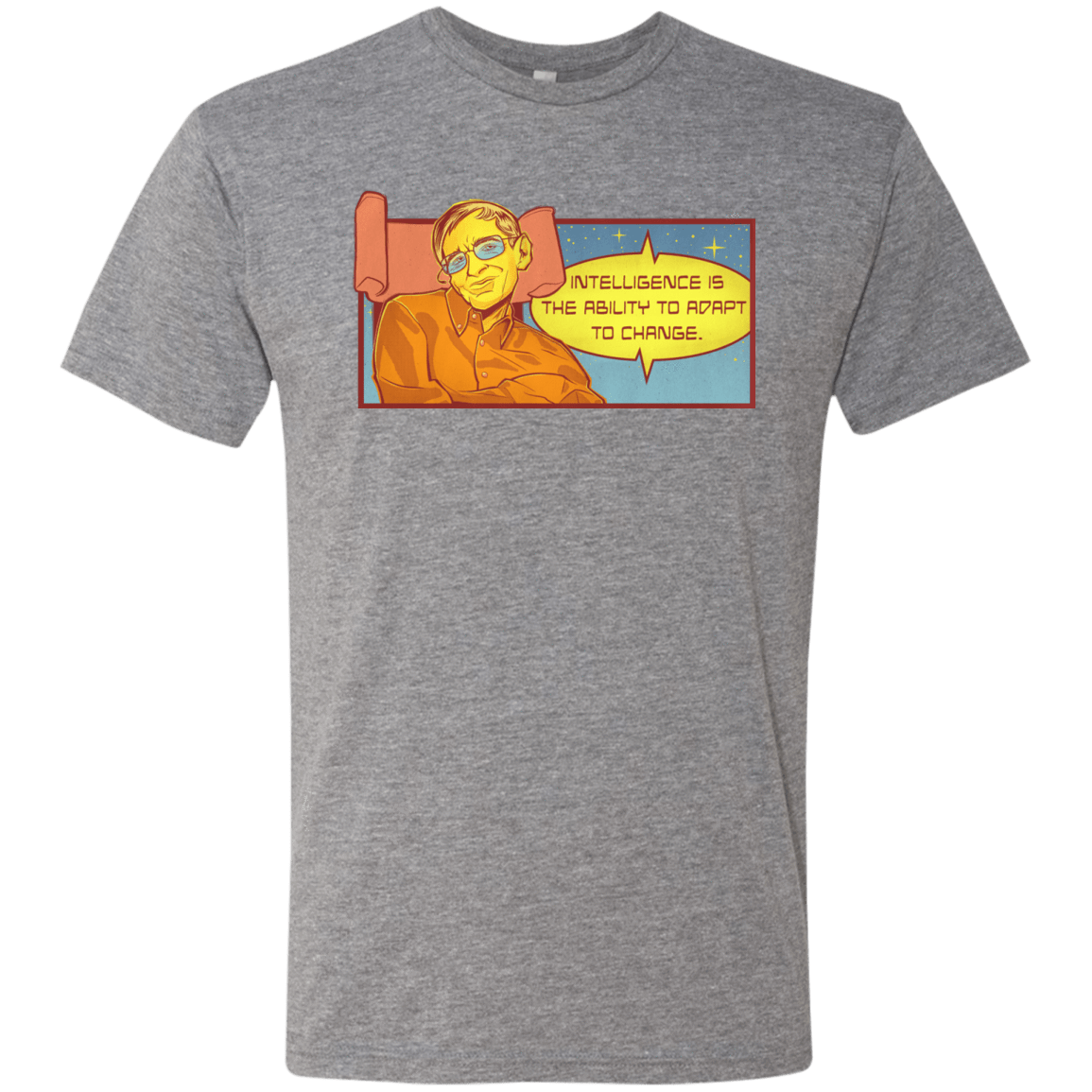 T-Shirts Premium Heather / S HAWKING intelligance Men's Triblend T-Shirt