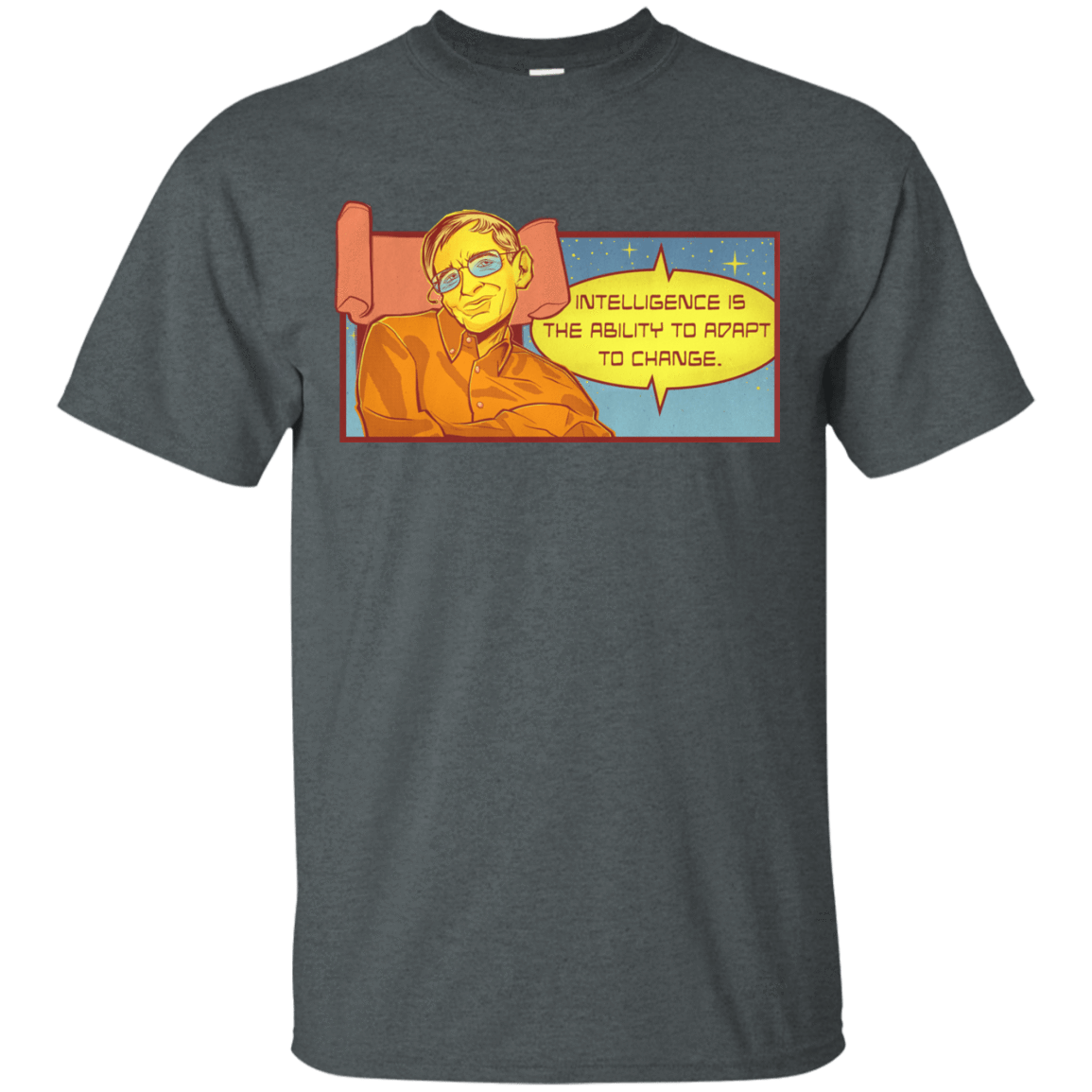 T-Shirts Dark Heather / S HAWKING intelligance T-Shirt