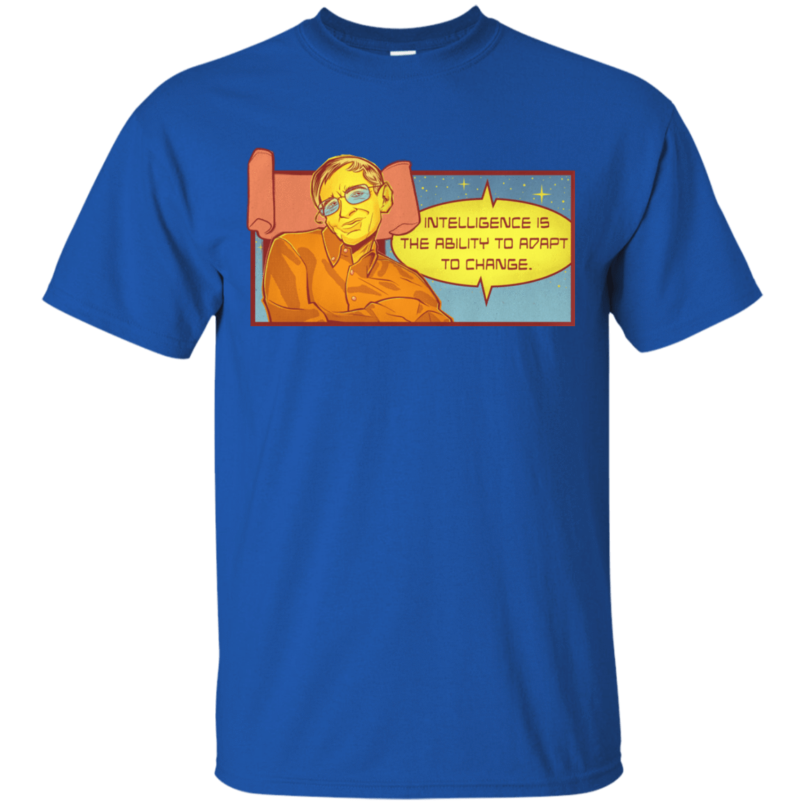 T-Shirts Royal / S HAWKING intelligance T-Shirt