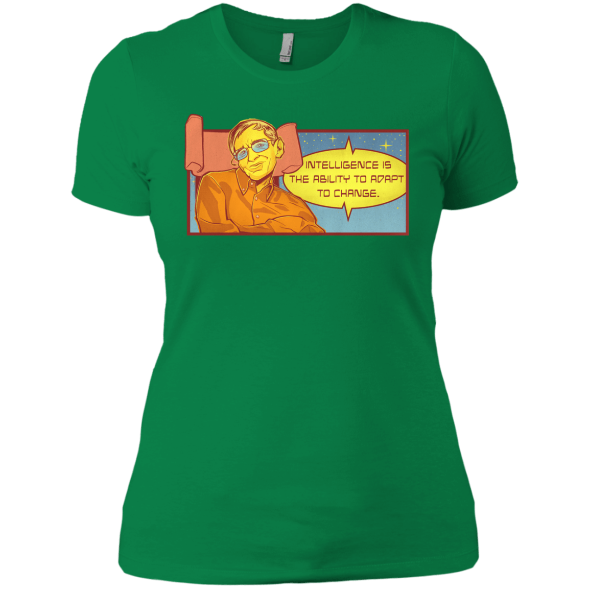 T-Shirts Kelly Green / X-Small HAWKING intelligance Women's Premium T-Shirt