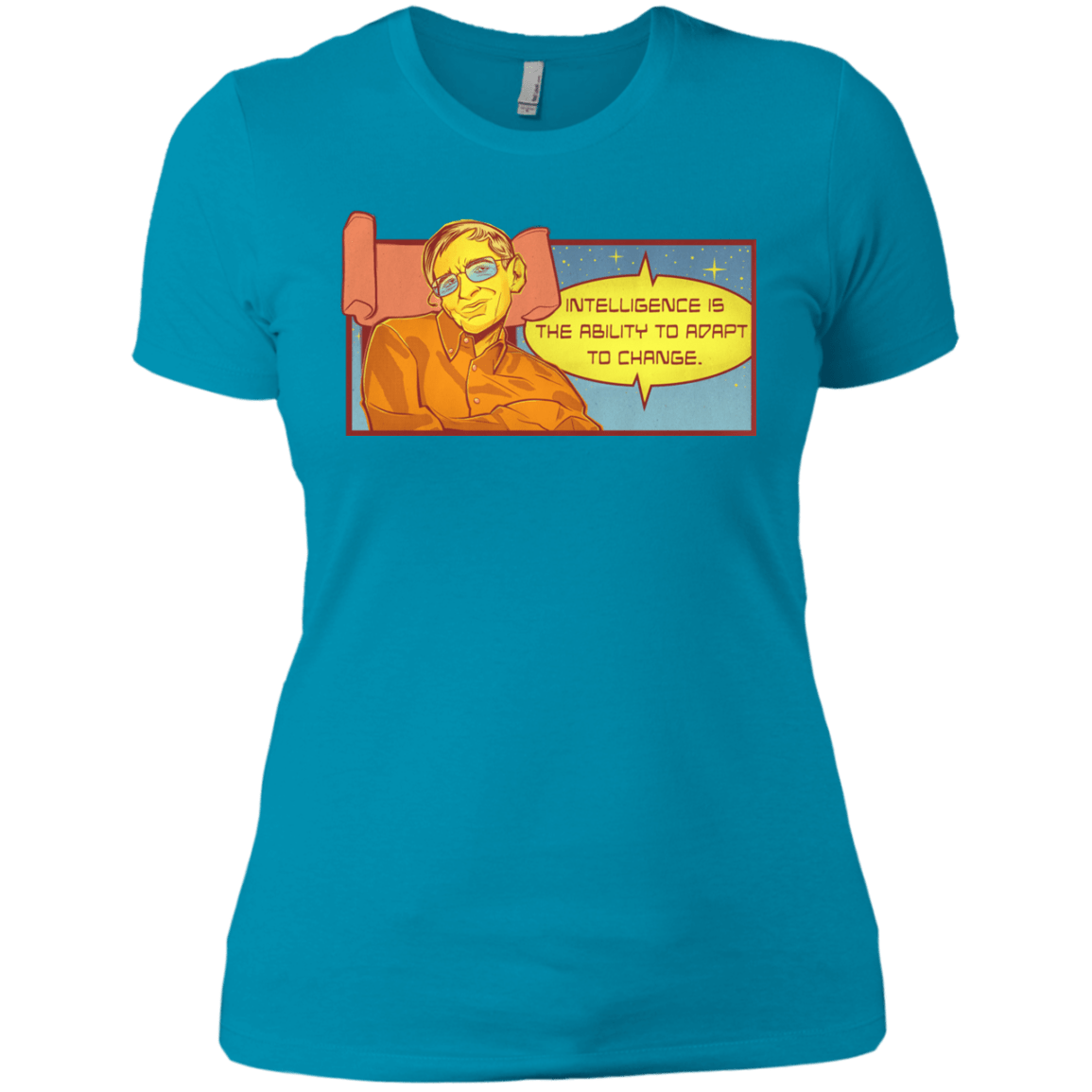 T-Shirts Turquoise / X-Small HAWKING intelligance Women's Premium T-Shirt