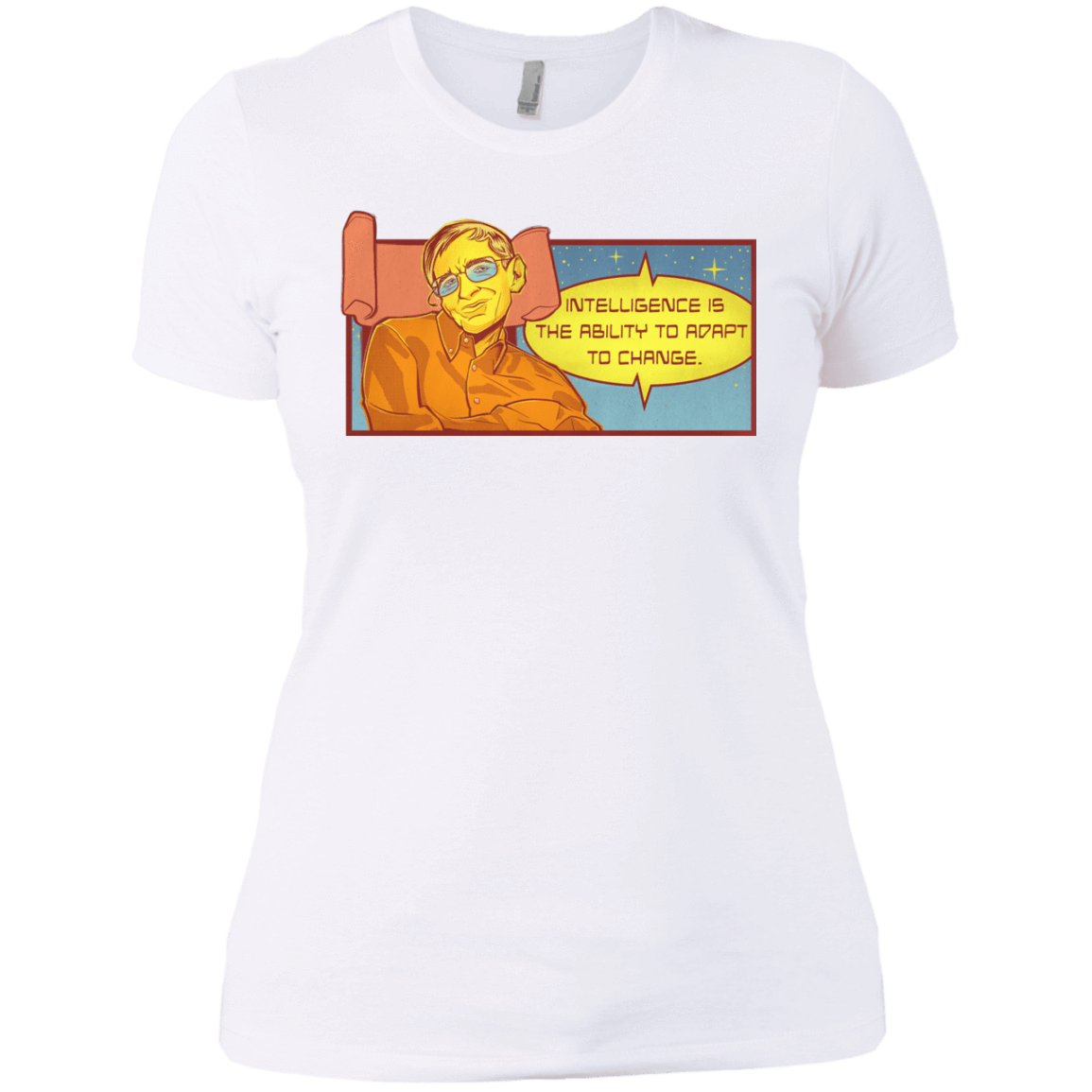 T-Shirts White / X-Small HAWKING intelligance Women's Premium T-Shirt