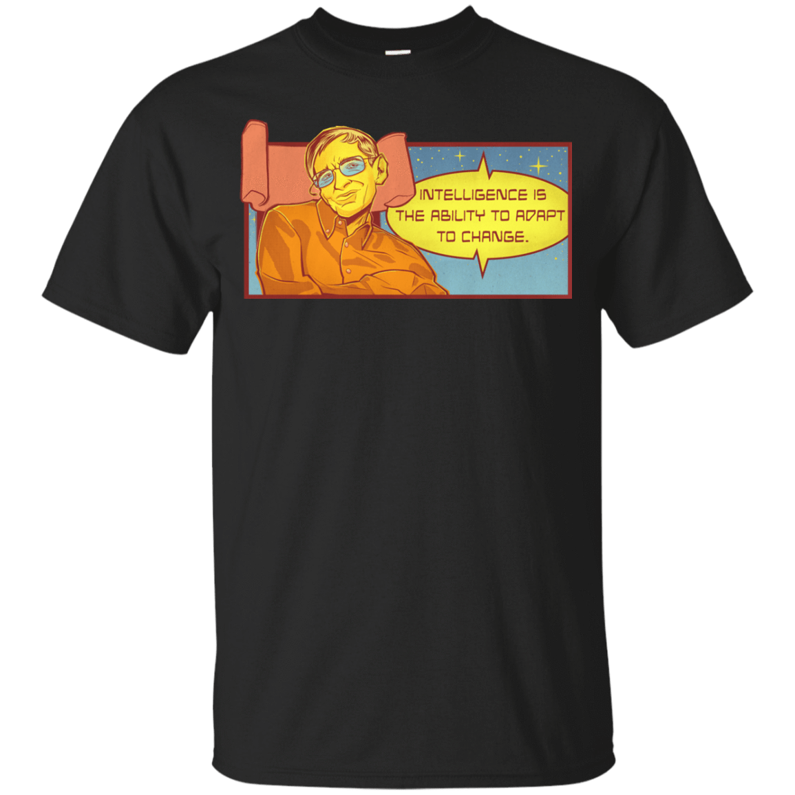 T-Shirts Black / YXS HAWKING intelligance Youth T-Shirt