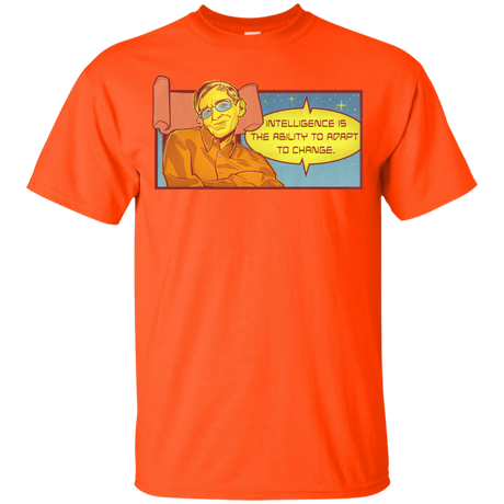T-Shirts Orange / YXS HAWKING intelligance Youth T-Shirt