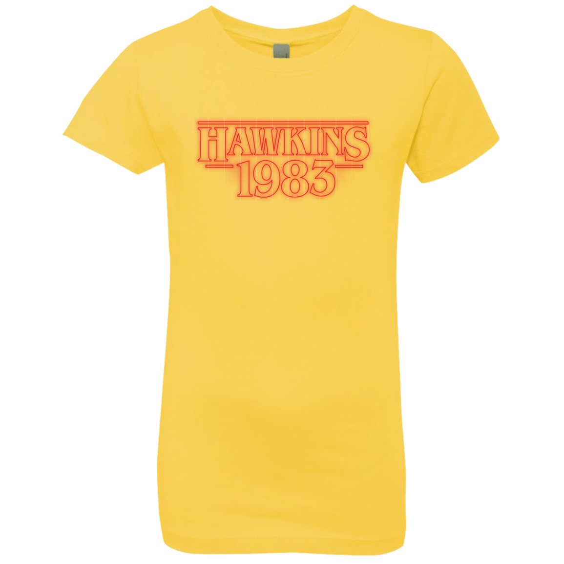 T-Shirts Vibrant Yellow / YXS Hawkins 83 Girls Premium T-Shirt