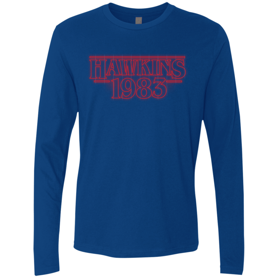 T-Shirts Royal / Small Hawkins 83 Men's Premium Long Sleeve