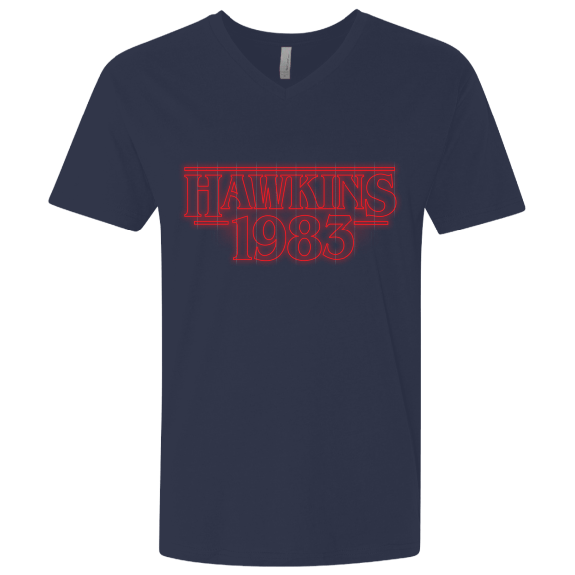 T-Shirts Midnight Navy / X-Small Hawkins 83 Men's Premium V-Neck