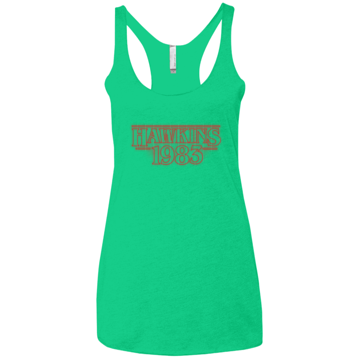 T-Shirts Envy / X-Small Hawkins 83 Women's Triblend Racerback Tank