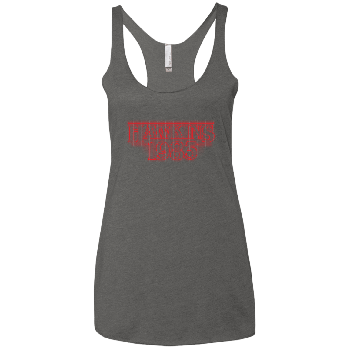 T-Shirts Premium Heather / X-Small Hawkins 83 Women's Triblend Racerback Tank