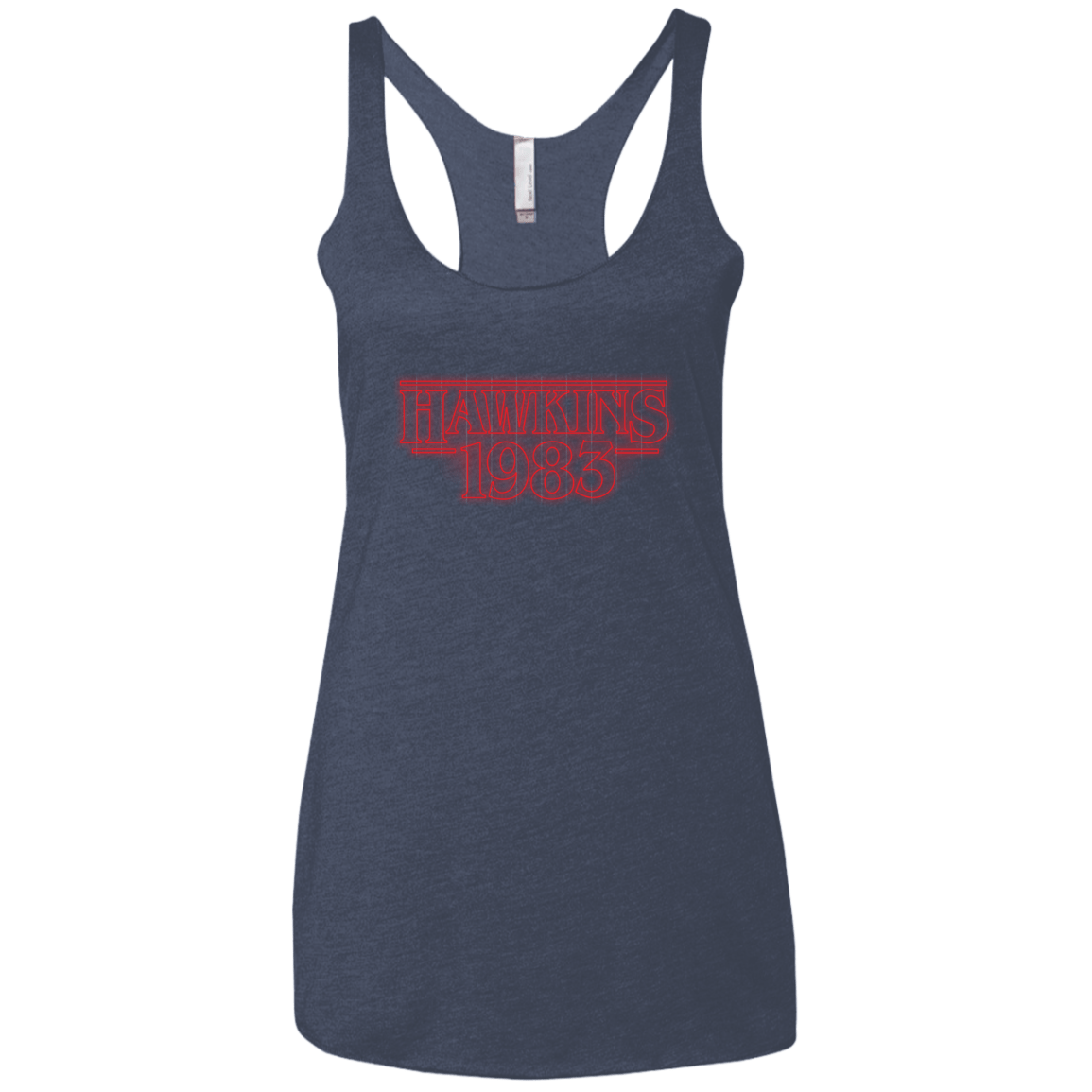 T-Shirts Vintage Navy / X-Small Hawkins 83 Women's Triblend Racerback Tank