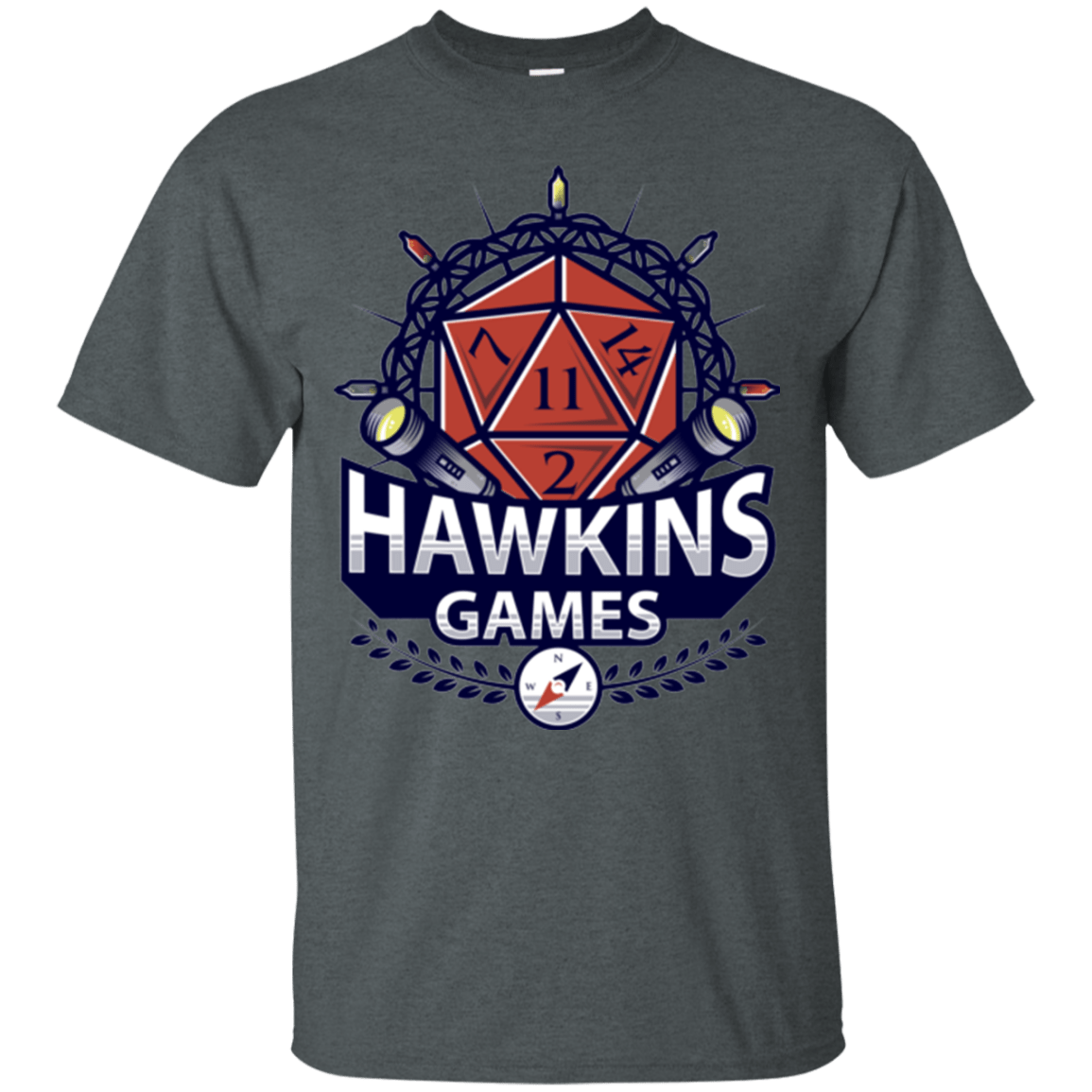 T-Shirts Dark Heather / Small Hawkins Games T-Shirt
