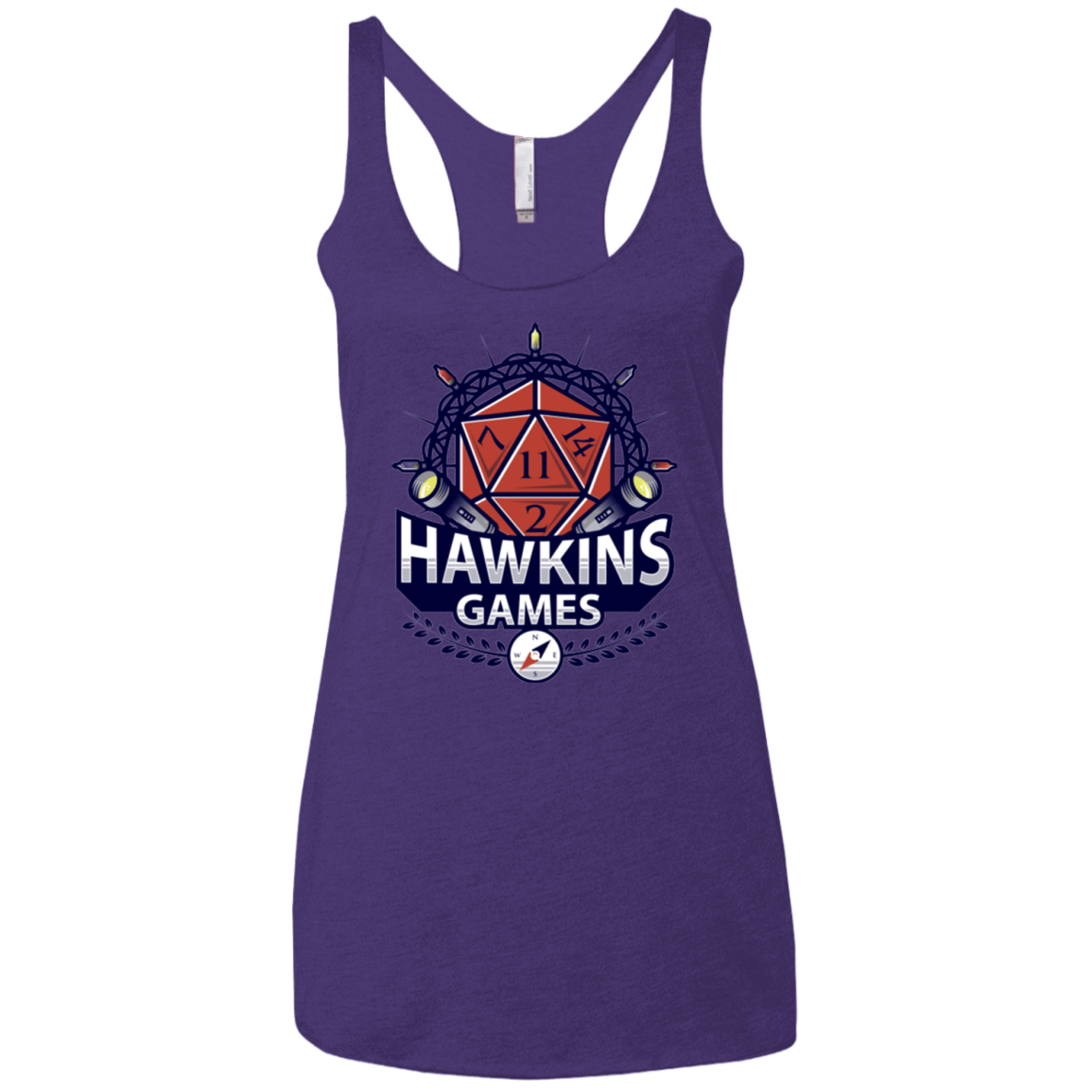 Hawkins Games Women's Triblend Racerback Tank