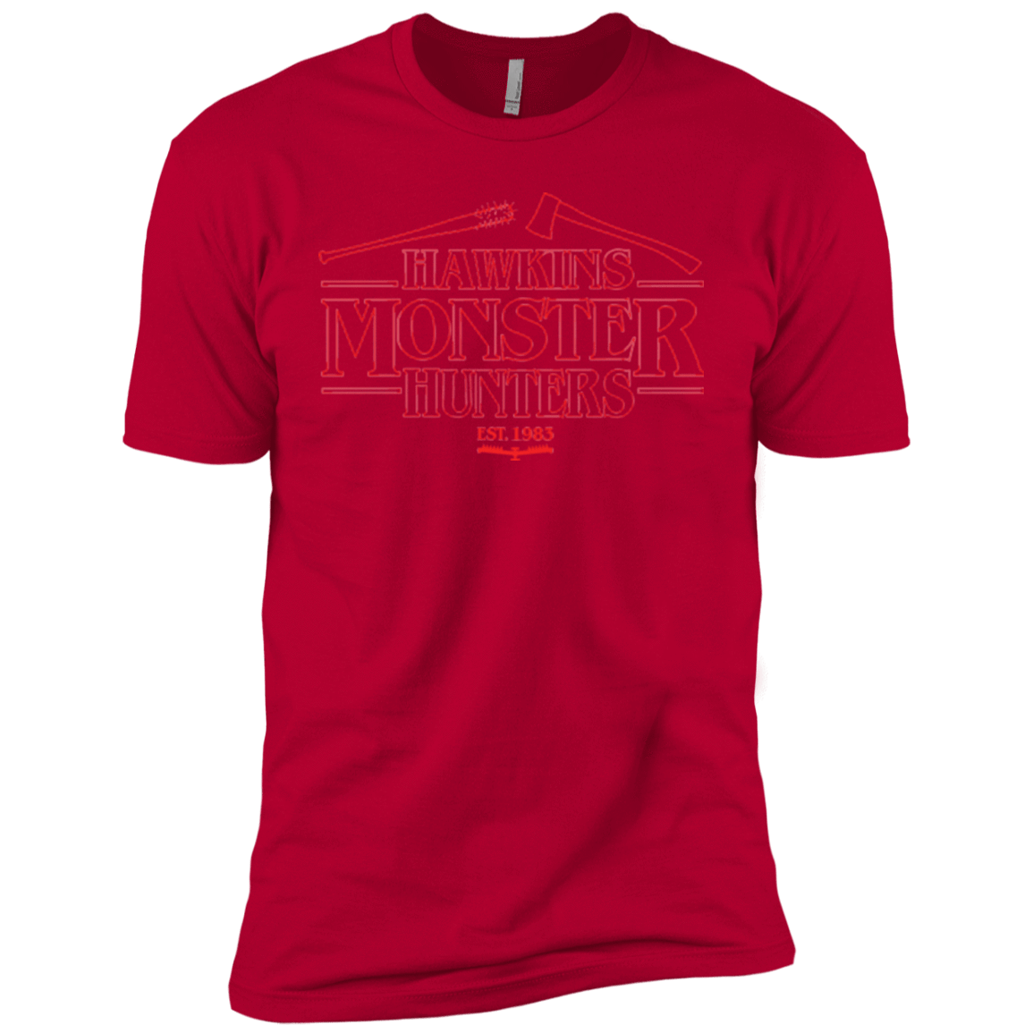T-Shirts Red / YXS Hawkins Monster Hunters Boys Premium T-Shirt
