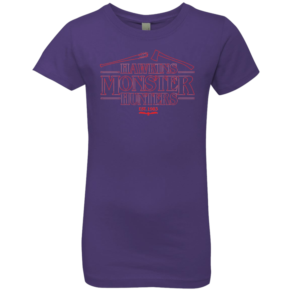 T-Shirts Purple Rush / YXS Hawkins Monster Hunters Girls Premium T-Shirt