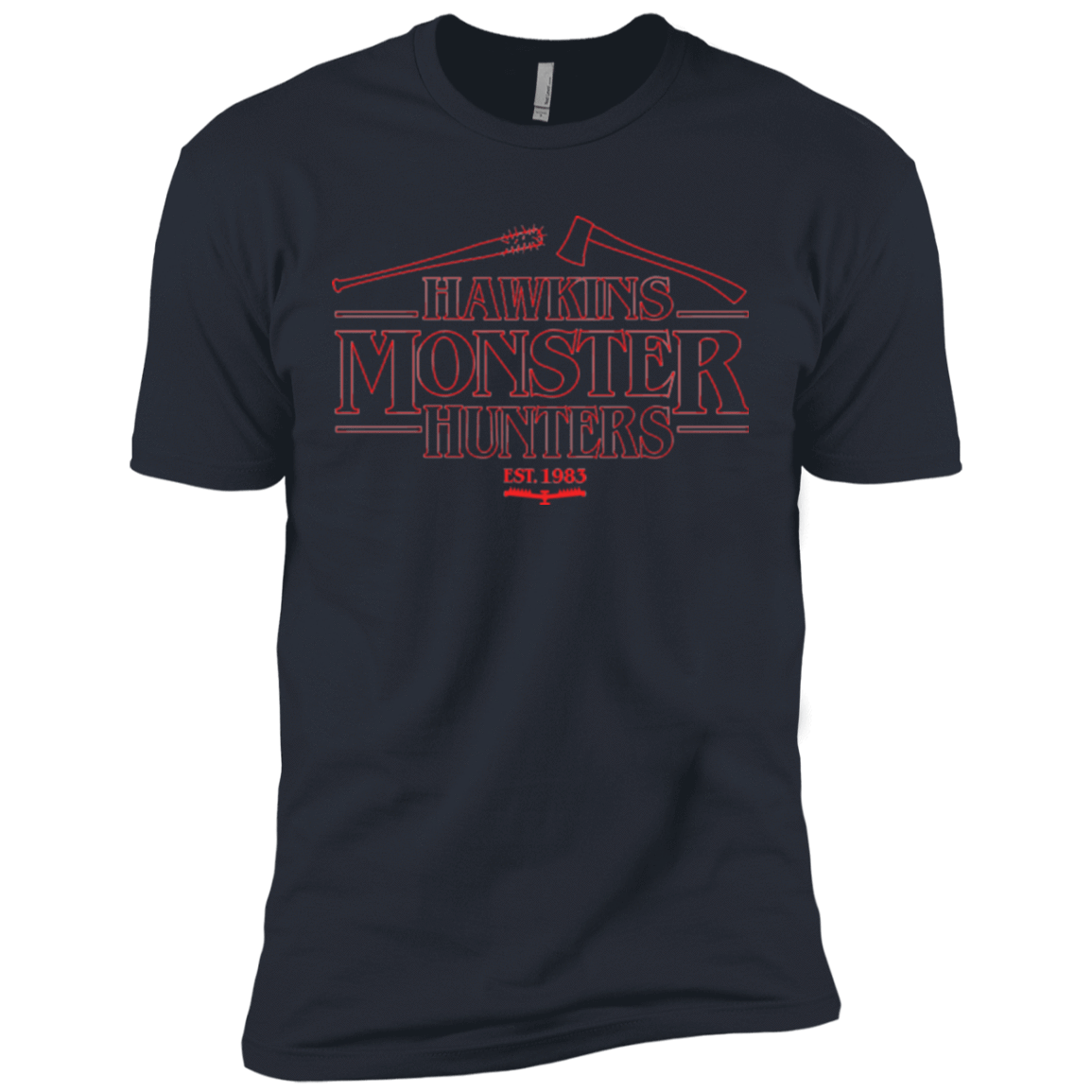 T-Shirts Indigo / X-Small Hawkins Monster Hunters Men's Premium T-Shirt